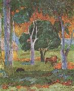 Paul Gauguin Landscape on La Dominique Germany oil painting artist